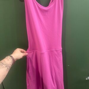 Women’s Pink Sleeveless Stretch Dress